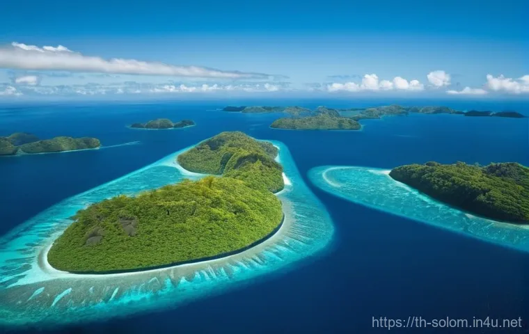 솔로몬 제도 교통수단 - **Prompt 1: Aerial View of Solomon Islands Archipelago**
    "An awe-inspiring aerial panoramic view...